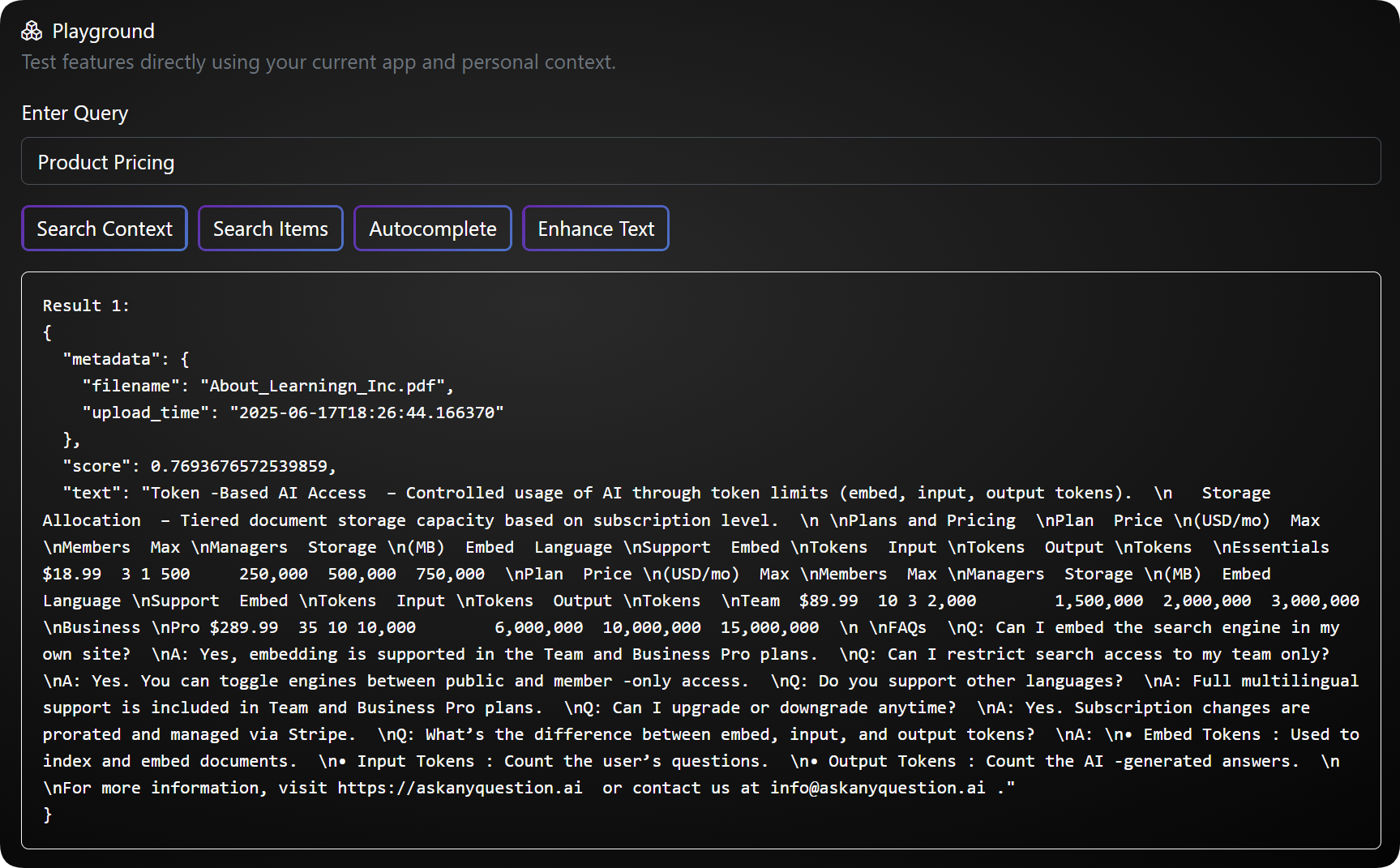 Smart API Demo